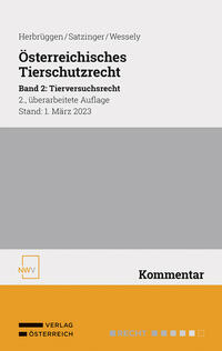 Vorderes Coverbild Österreichisches Tierschutzrecht