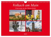 Vorderes Coverbild Volkach am Main (Wandkalender 2025 DIN A4 quer), CALVENDO Monatskalender