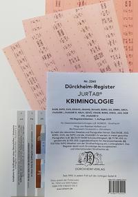 Vorderes Coverbild DürckheimRegister® KRIMINOLOGIE