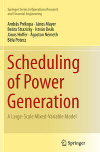 Vorderes Coverbild Scheduling of Power Generation