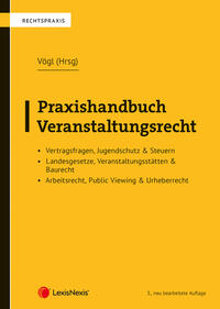 Vorderes Coverbild Praxishandbuch Veranstaltungsrecht