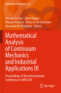 Vorderes Coverbild Mathematical Analysis of Continuum Mechanics and Industrial Applications III