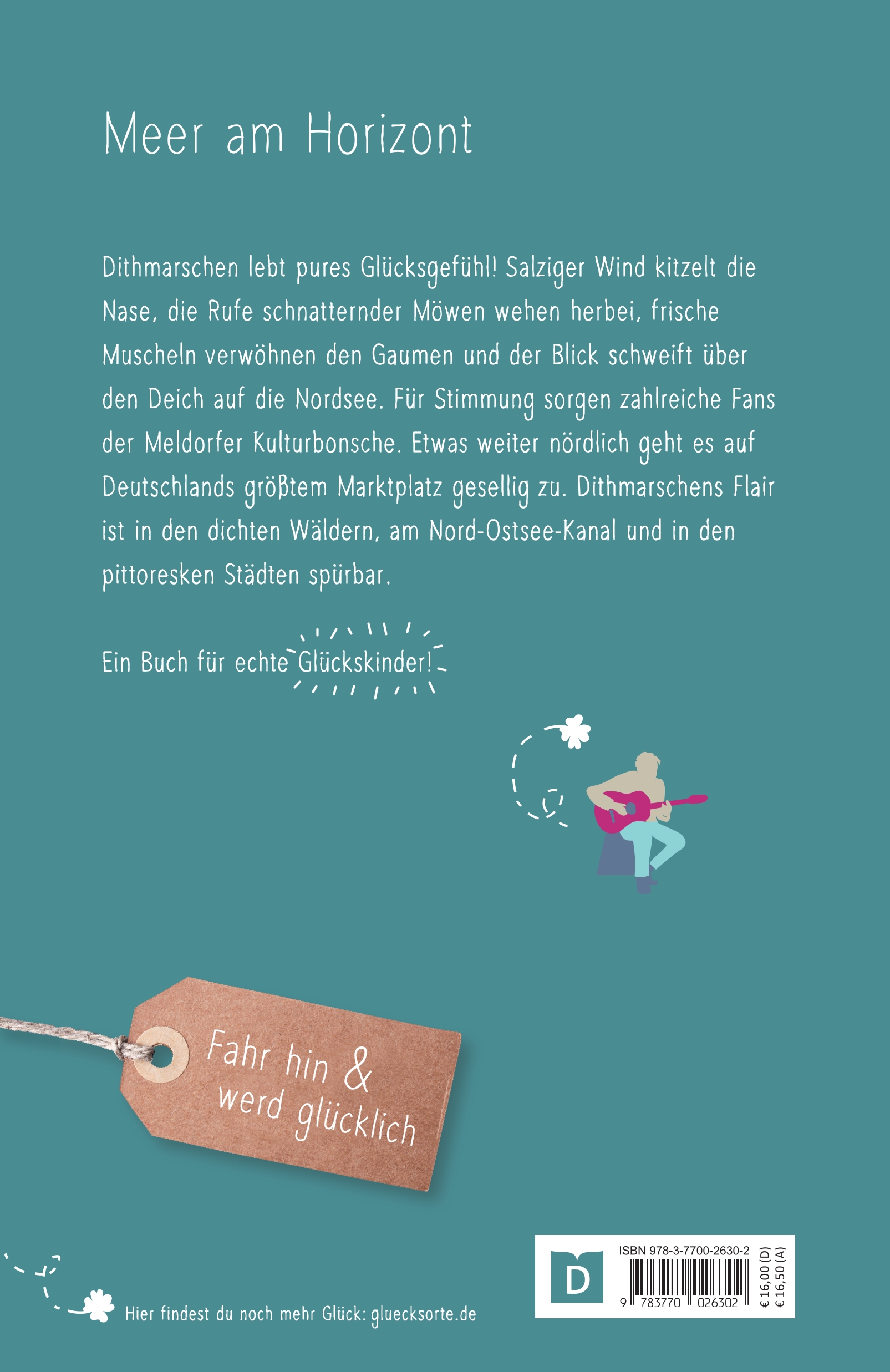 Rückseitencover Glücksorte in Dithmarschen