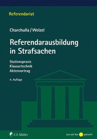 Vorderes Coverbild Referendarausbildung in Strafsachen