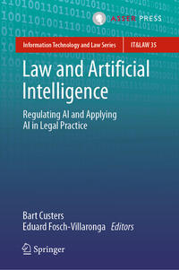 Vorderes Coverbild Law and Artificial Intelligence