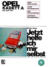 Vorderes Coverbild Opel Kadett A bis Juli '65