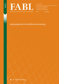 Vorderes Coverbild FABL Fremden- und Asylrechtliche Blätter