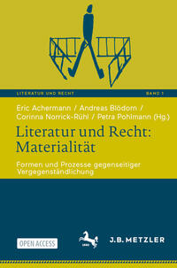 Vorderes Coverbild Literatur und Recht: Materialität