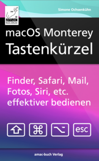 Vorderes Coverbild macOS Monterey Tastenkürzel