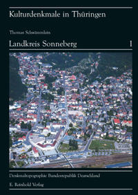 Vorderes Coverbild Denkmaltopographie Bundesrepublik Deutschland - Kulturdenkmale in Thüringen / Landkreis Sonneberg