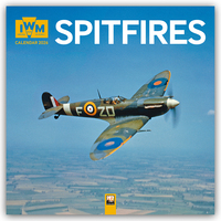 Vorderes Coverbild IWM – Spitfires – Spitfire – Britisches Jagdflugzeug 2026 – Original Flame Tree Publishing-Kalender [Kalender]