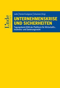 Vorderes Coverbild Unternehmenskrise und Sicherheiten
