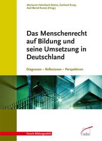 Vorderes Coverbild Das Menschenrecht auf Bildung und seine Umsetzung in Deutschland