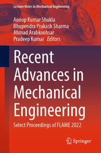 Vorderes Coverbild Recent Advances in Mechanical Engineering