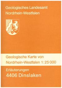 Vorderes Coverbild Geologische Karten von Nordrhein-Westfalen 1:25000 / Dinslaken