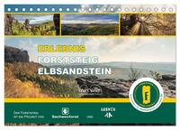 Vorderes Coverbild Erlebnis Forststeig Elbsandstein (Tischkalender 2026 DIN A5 quer), CALVENDO Monatskalender