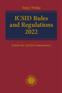 Vorderes Coverbild ICSID Rules and Regulations 2022