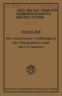 Vorderes Coverbild Die elektrische Leitfähigkeit der Atmosphäre und ihre Ursachen