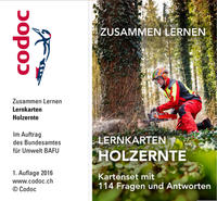 Vorderes Coverbild Lernkarten Holzernte