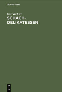 Vorderes Coverbild Schach-Delikatessen