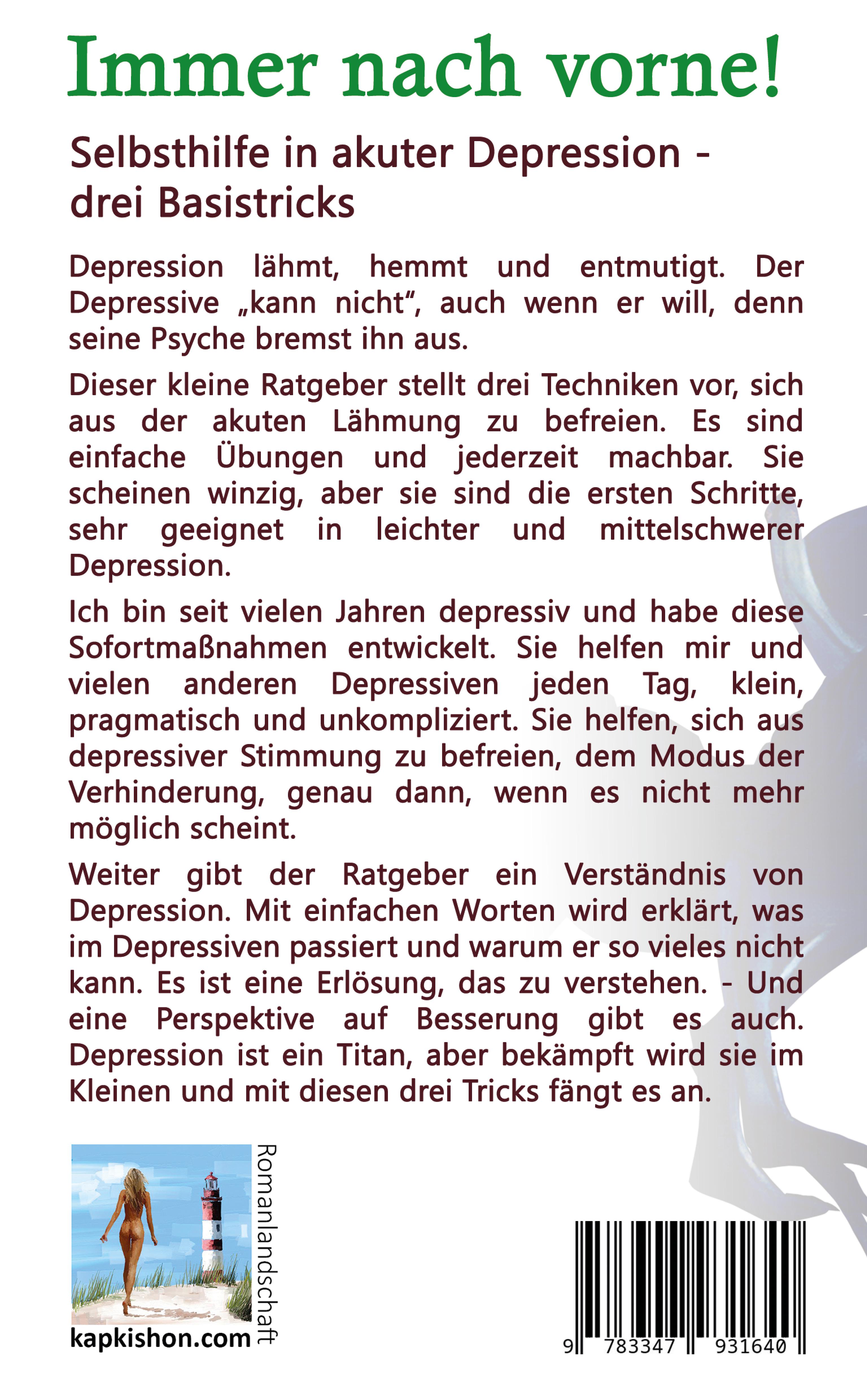 Rückseitencover Immer nach vorne!