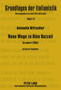 Vorderes Coverbild Neue Wege zu Dino Buzzati