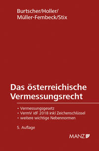 Vorderes Coverbild Das österreichische Vermessungsrecht