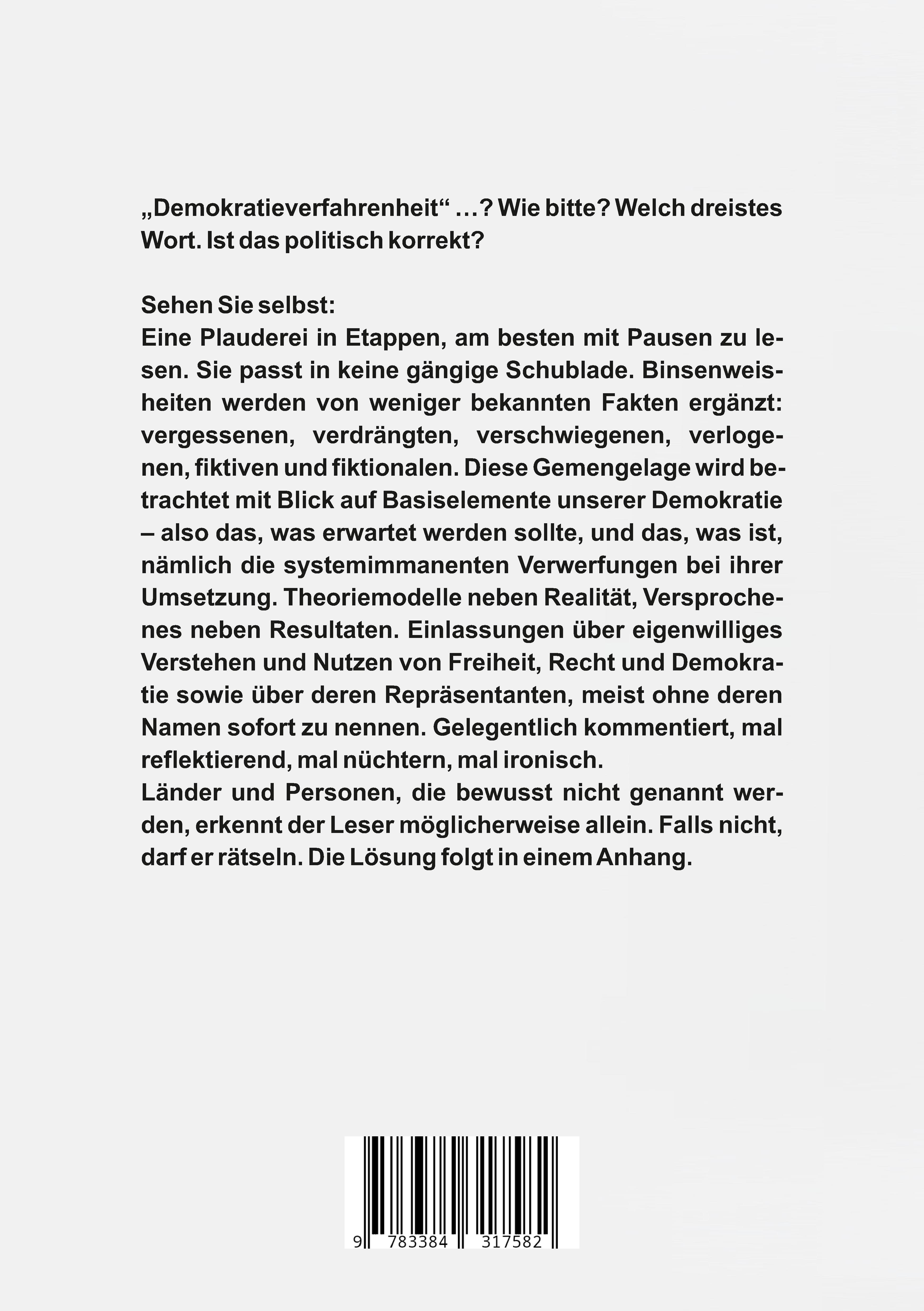 Rückseitencover Aus der Ferne – mittendrin