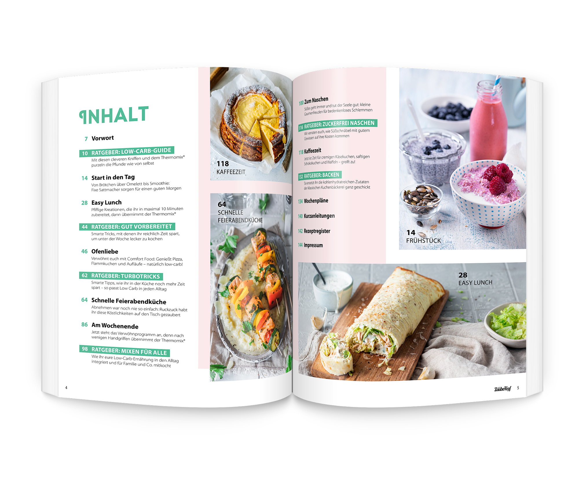 Beispielinhalt (Bild) mein ZauberTopf Einfach lecker! LOW CARB EXPRESS
