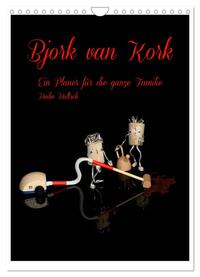 Vorderes Coverbild Bjork van Kork / Familienplaner (Wandkalender 2025 DIN A4 hoch), CALVENDO Monatskalender