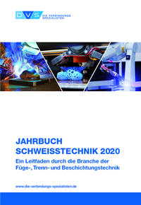 Vorderes Coverbild Jahrbuch Schweißtechnik 2020