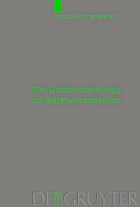 Vorderes Coverbild Die Gottesvorstellung im Markusevangelium