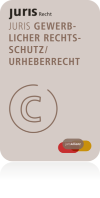 Vorderes Coverbild juris Gewerblicher Rechtsschutz / Urheberrecht