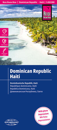 Vorderes Coverbild Reise Know-How Landkarte Dominikanische Republik, Haiti / Dominican Republic, Haiti (1:450.000)