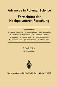 Vorderes Coverbild Advances in Polymer Science / Fortschritte der Hochpolymeren-Forschung