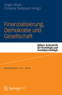 Vorderes Coverbild Finanzialisierung, Demokratie und Gesellschaft