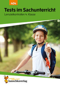 Vorderes Coverbild Übungsheft mit Tests im Sachunterricht 4. Klasse