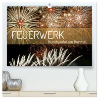 Vorderes Coverbild Feuerwerk - Kunstwerke am Himmel (hochwertiger Premium Wandkalender 2025 DIN A2 quer), Kunstdruck in Hochglanz