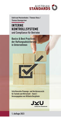 Vorderes Coverbild Interne Kontrollsysteme und Compliance für Betriebe