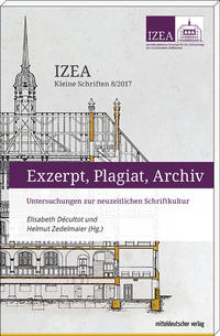 Vorderes Coverbild Exzerpt, Plagiat, Archiv