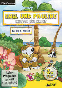 Vorderes Coverbild Emil und Pauline 3 in 1 Bundle - Deutsch und Mathe für die 1. Klasse