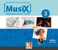 Vorderes Coverbild MusiX 3 A (Lehrplan 2023) | Audios