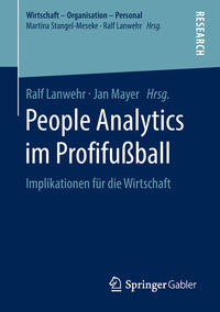 Vorderes Coverbild People Analytics im Profifußball