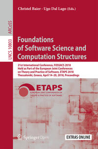 Vorderes Coverbild Foundations of Software Science and Computation Structures