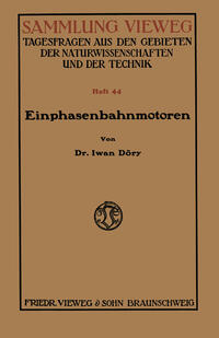Vorderes Coverbild Einphasenbahnmotoren