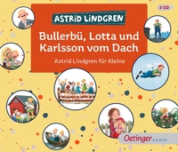 Vorderes Coverbild Bullerbü, Lotta und Karlsson vom Dach