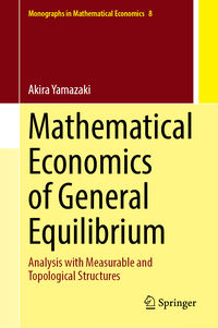 Vorderes Coverbild Mathematical Economics of General Equilibrium