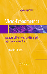 Vorderes Coverbild Micro-Econometrics