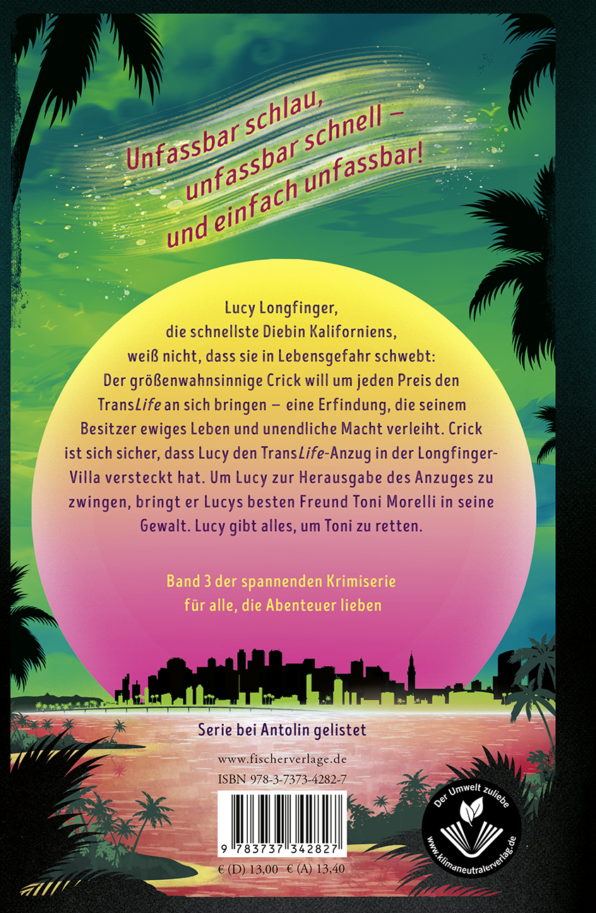 Rückseitencover Lucy Longfinger – einfach unfassbar!:Tödliche Täuschung
