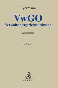 Vorderes Coverbild Verwaltungsgerichtsordnung